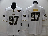 Nike 49ers 97 Nick Bosa White Gold 75th Anniversary Vapor Limited Jersey Dzhi,baseball caps,new era cap wholesale,wholesale hats